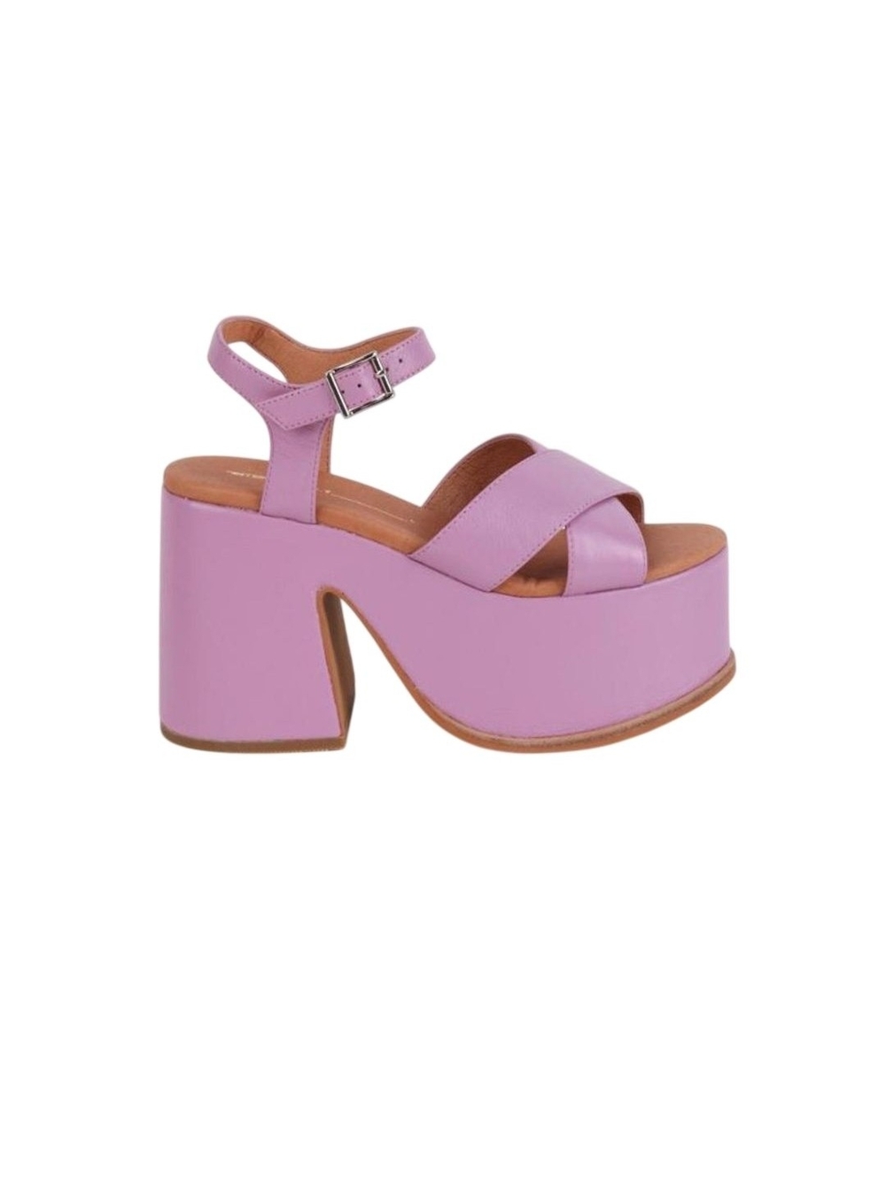 NWOT Intentionally Blank VILLA Lilac Platform Sandal